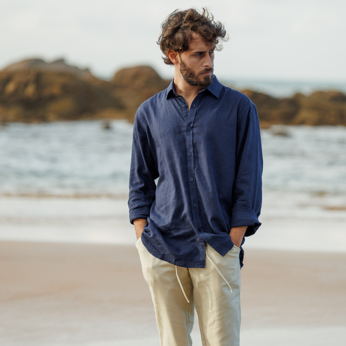 Camisa de Linho Minimal