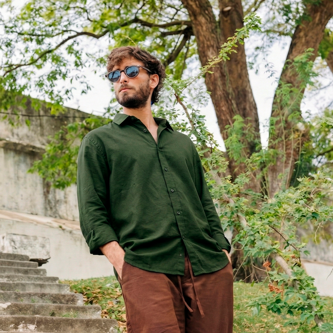 Camisa de Linho Minimal