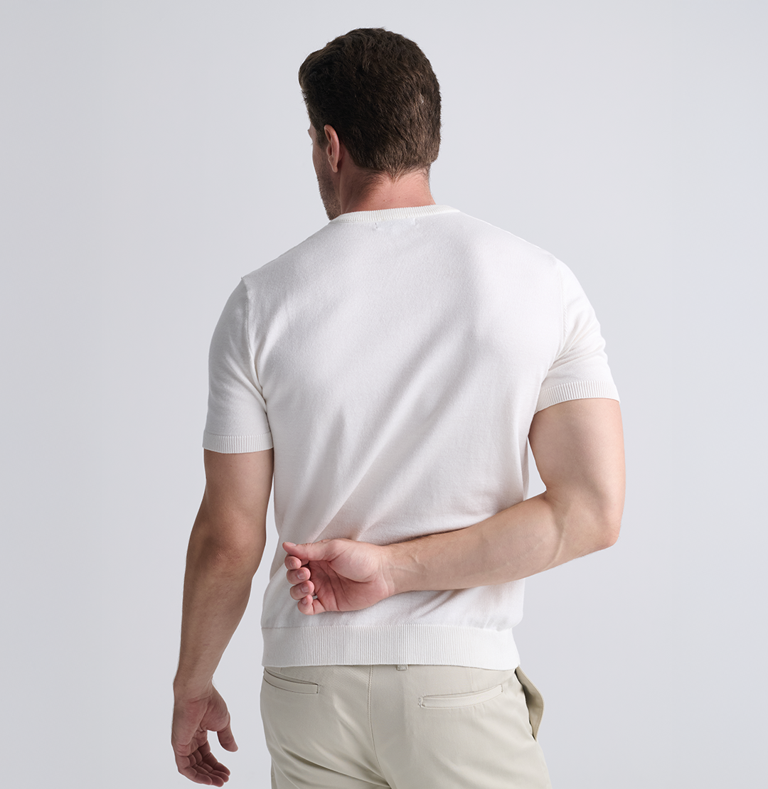 Camisa Henley Tricot Minimal